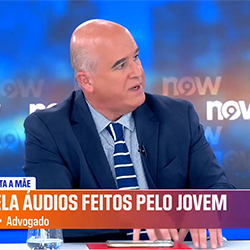 Entrevista no Canal Now a propósito do homicídio de uma mulher pelo próprio filho