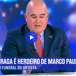 Entrevista no programa de notícias do NOW sobre a herança de Marco Paulo